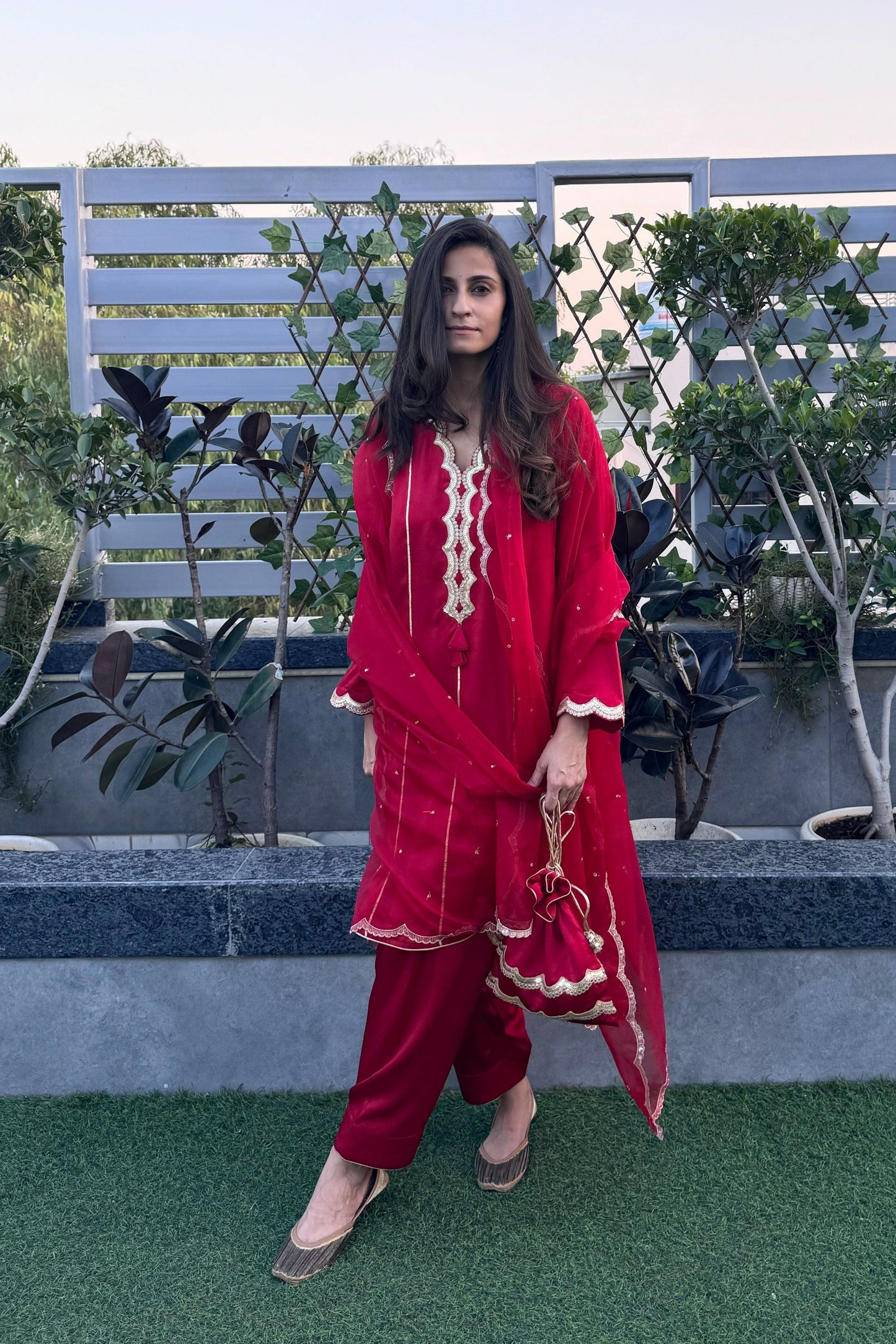 Short Kurta Set With Salwar
