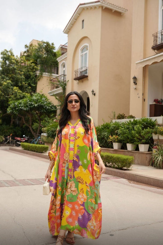Yellow Coin Kaftan